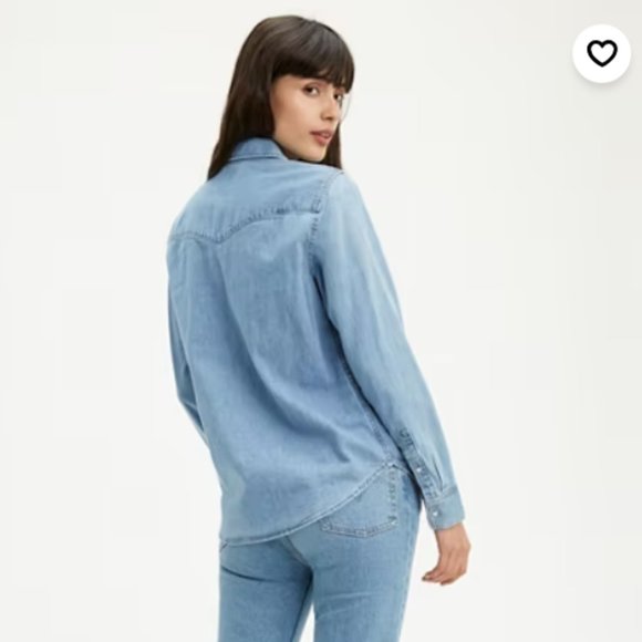 Levi's Essential Western Denim Shirt - Picture 3 of 4